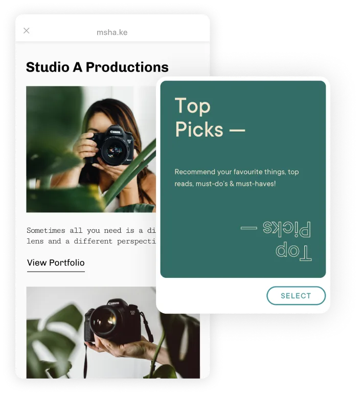 Make the most of your link in bio