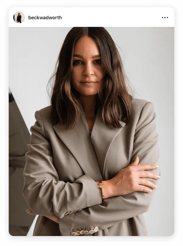 Instagram post by @beckwadworth