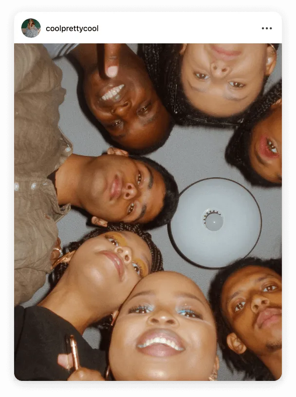 Instagram post by @chloechill styling work