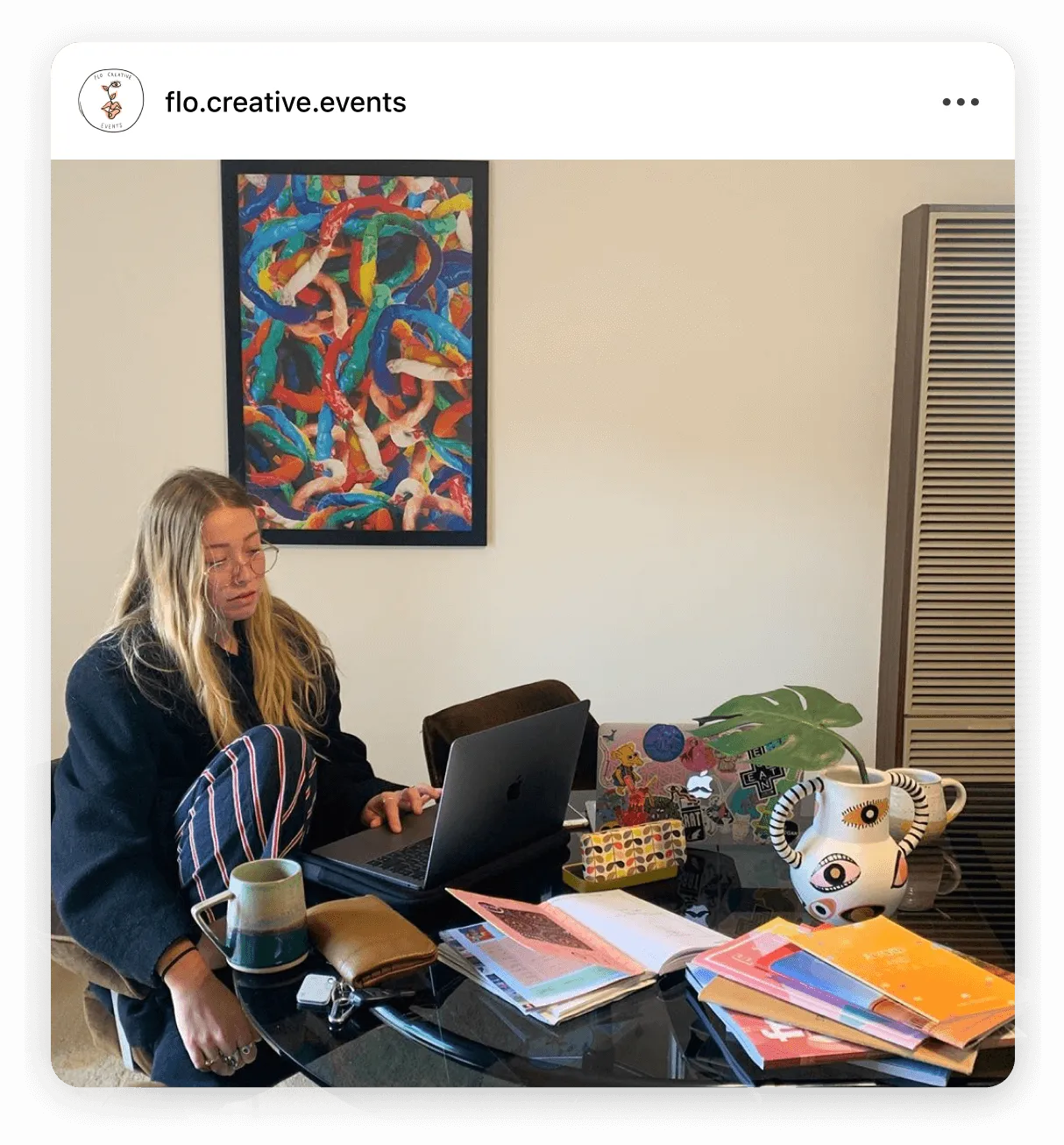 Instagram post by @flo.creative.events empowering women