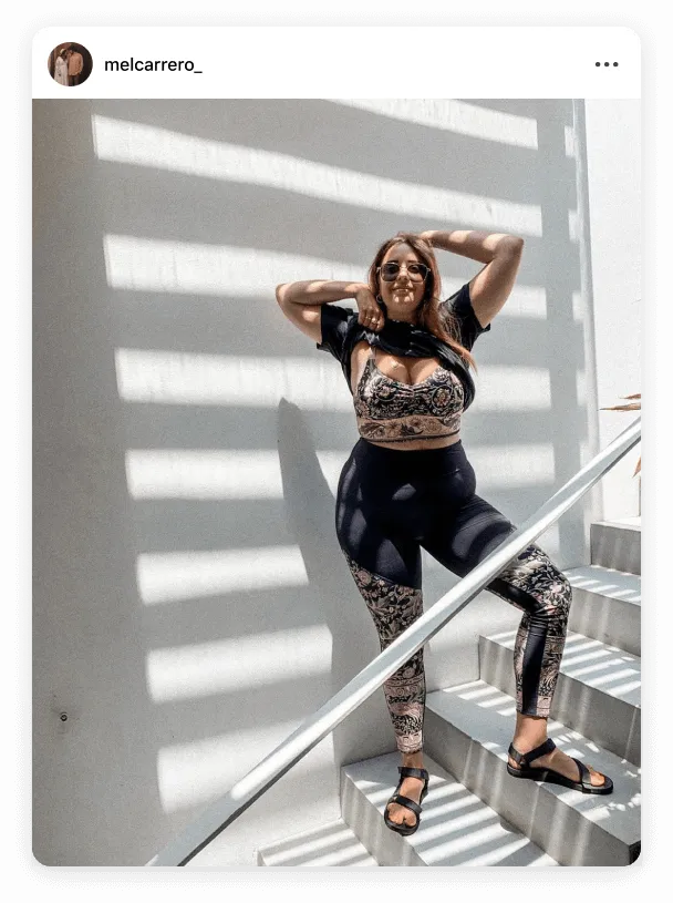 Instagram post by @melcarrero_ body confidence