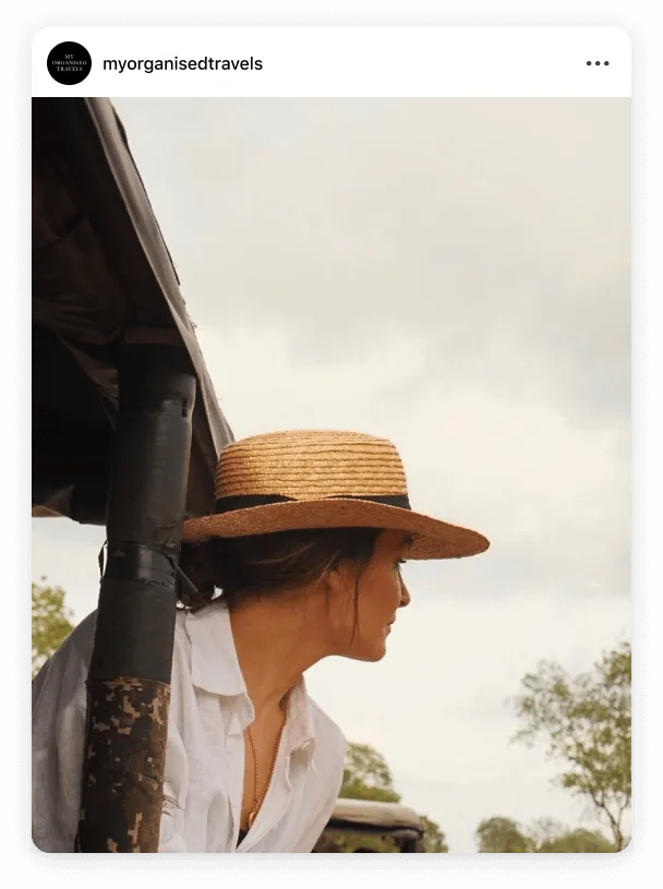 Instagram post by @myorganisedtravels adventure