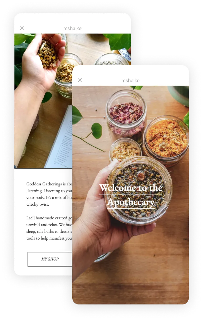 Milkshake Android App - Goddess Gatherings