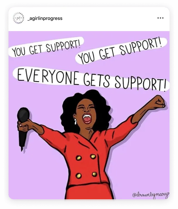 A Girl In Progress inspiring quote post