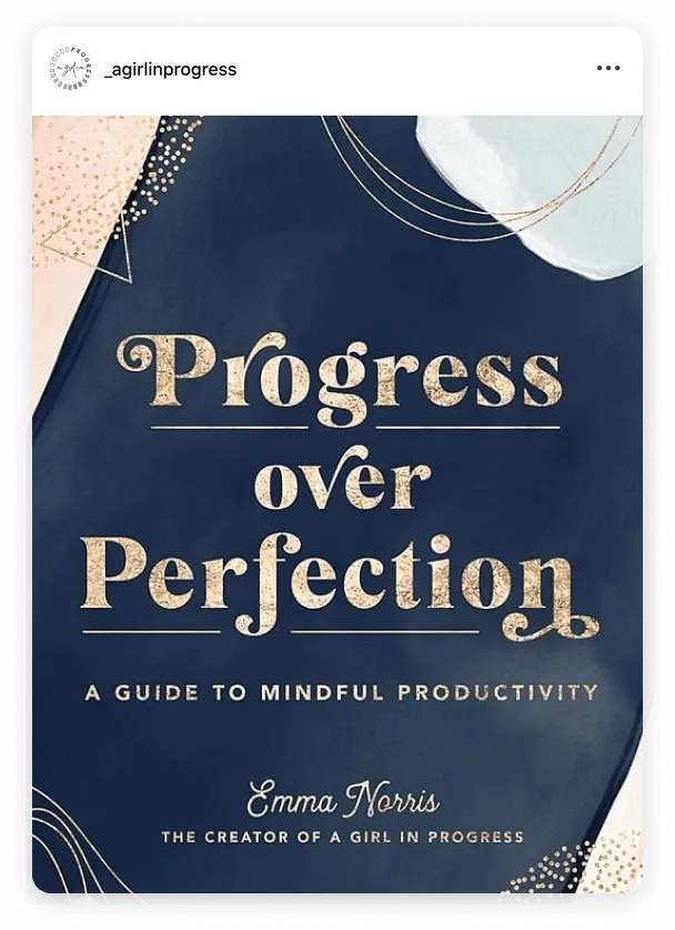 A Girl In Progress branding and visual style