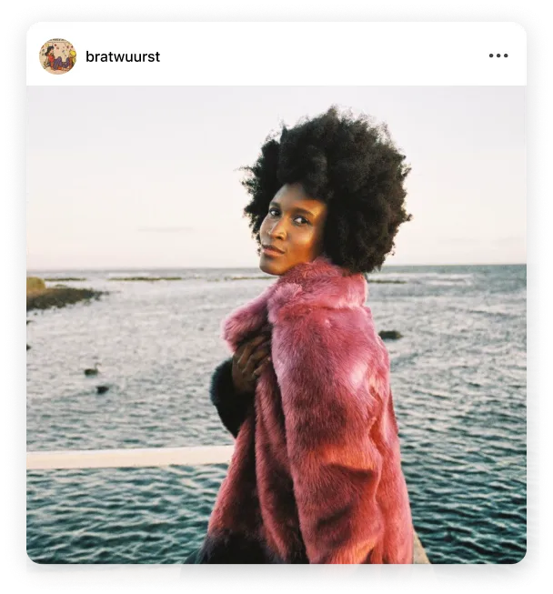 Intimate portrait by @bratwuurst