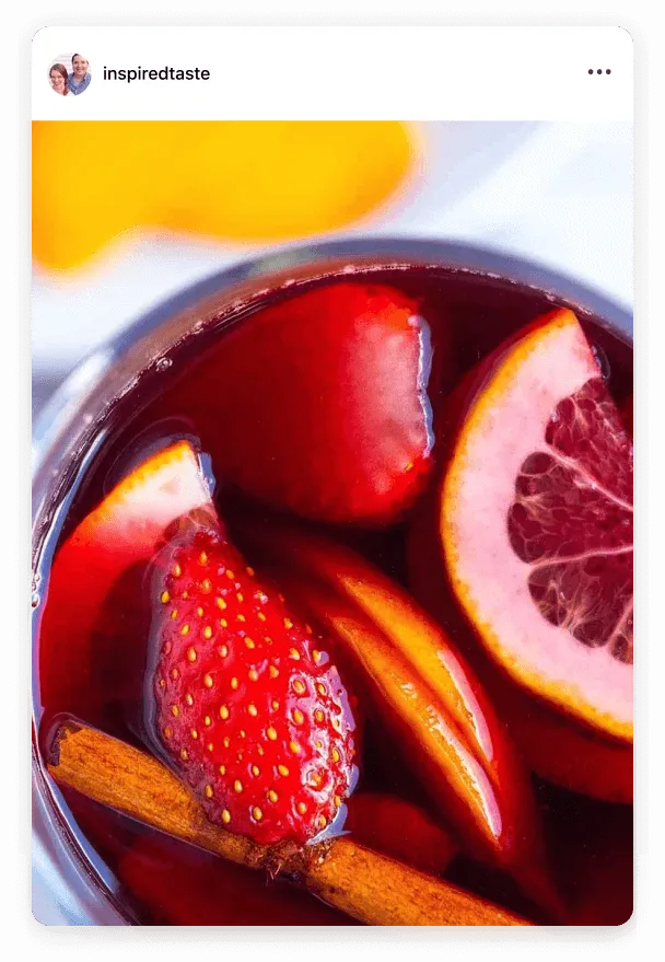 Instagram post by @inspiredtaste homemade dish