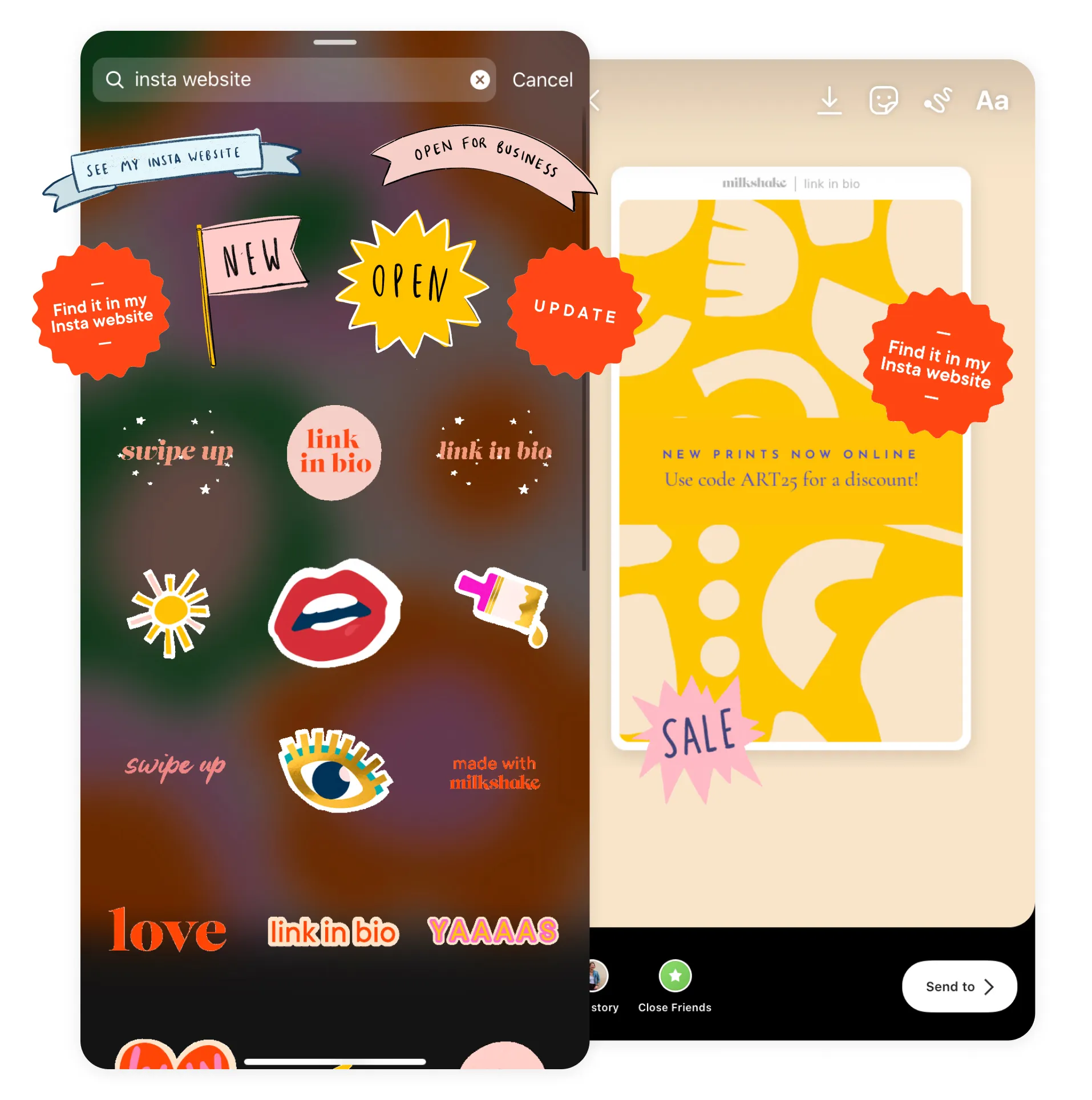 6 new Instagram Story stickers!