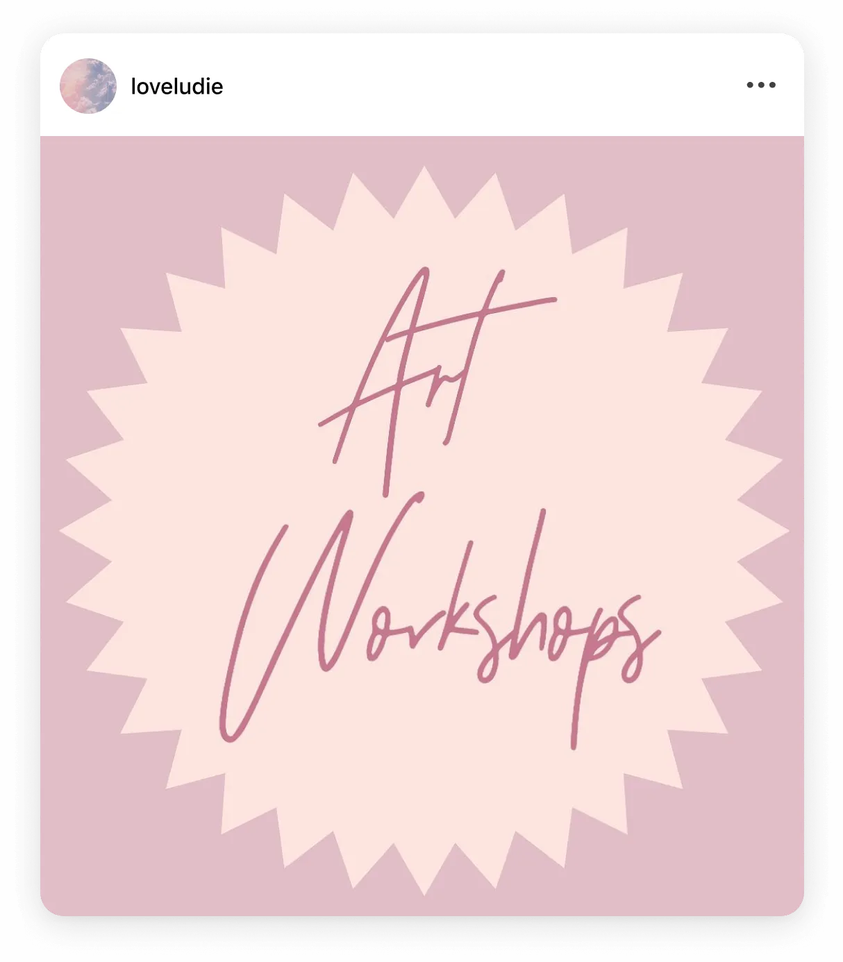 Instagram post by @loveludie