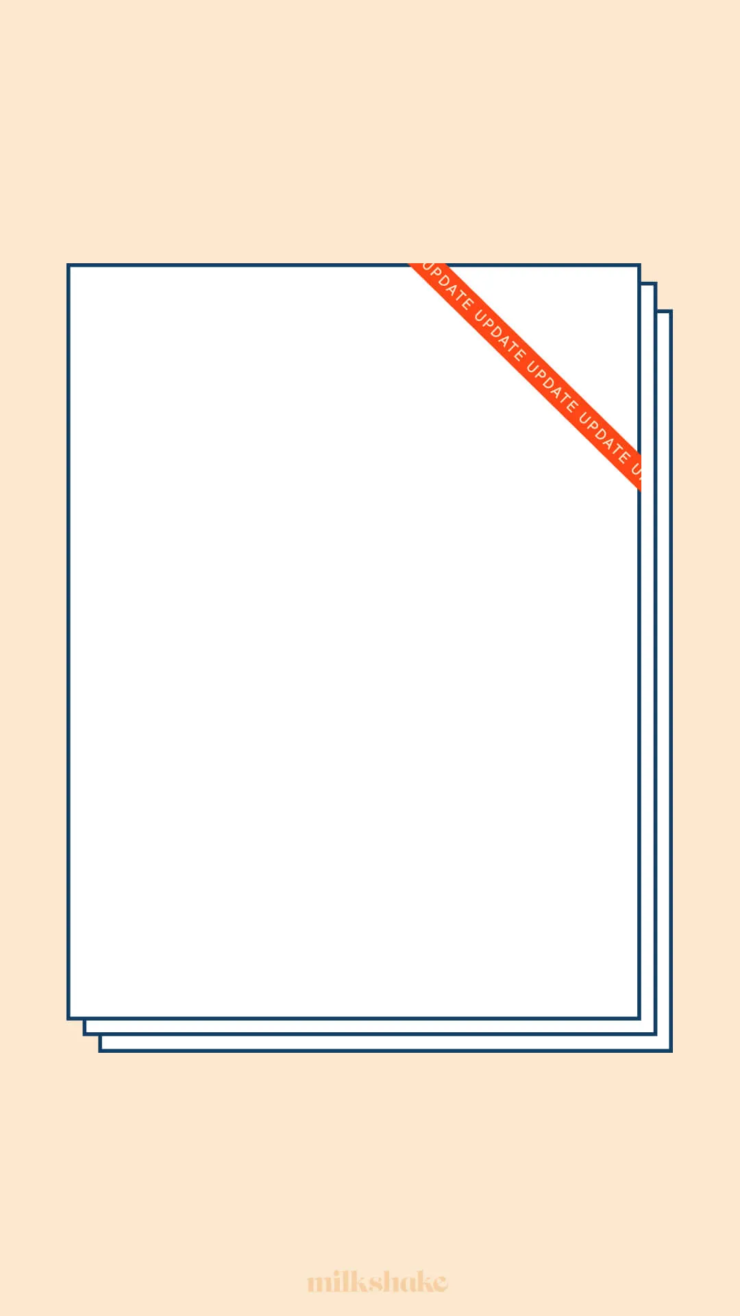 Milkshake Splash Card template design