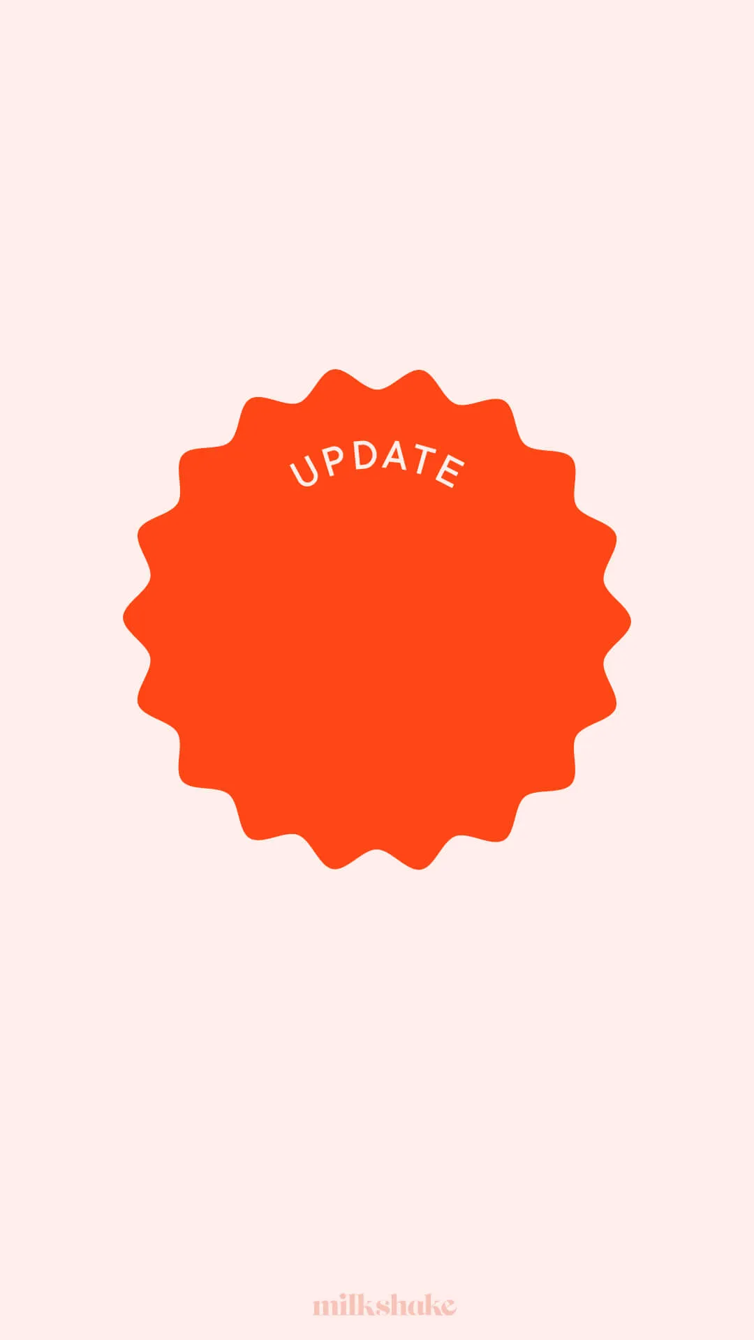 Milkshake Splash Card template in pink