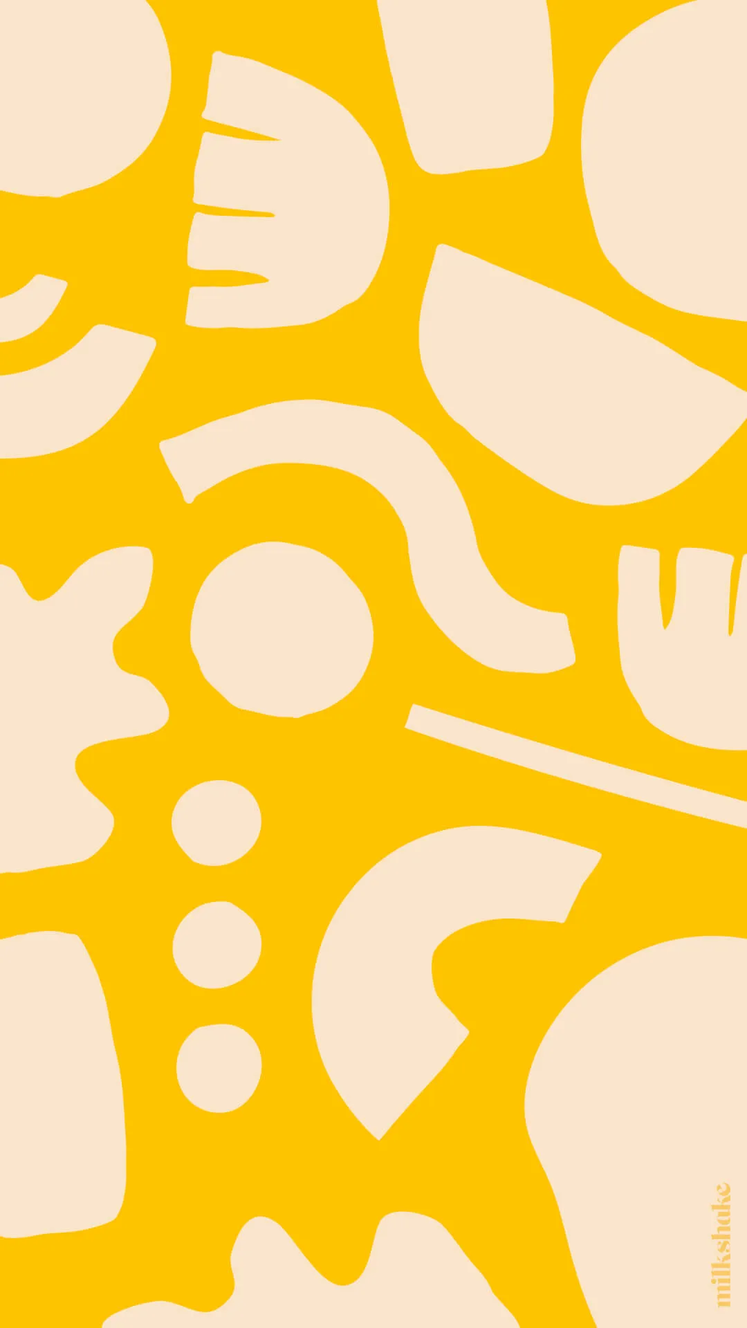 Milkshake pattern background for Splash Card