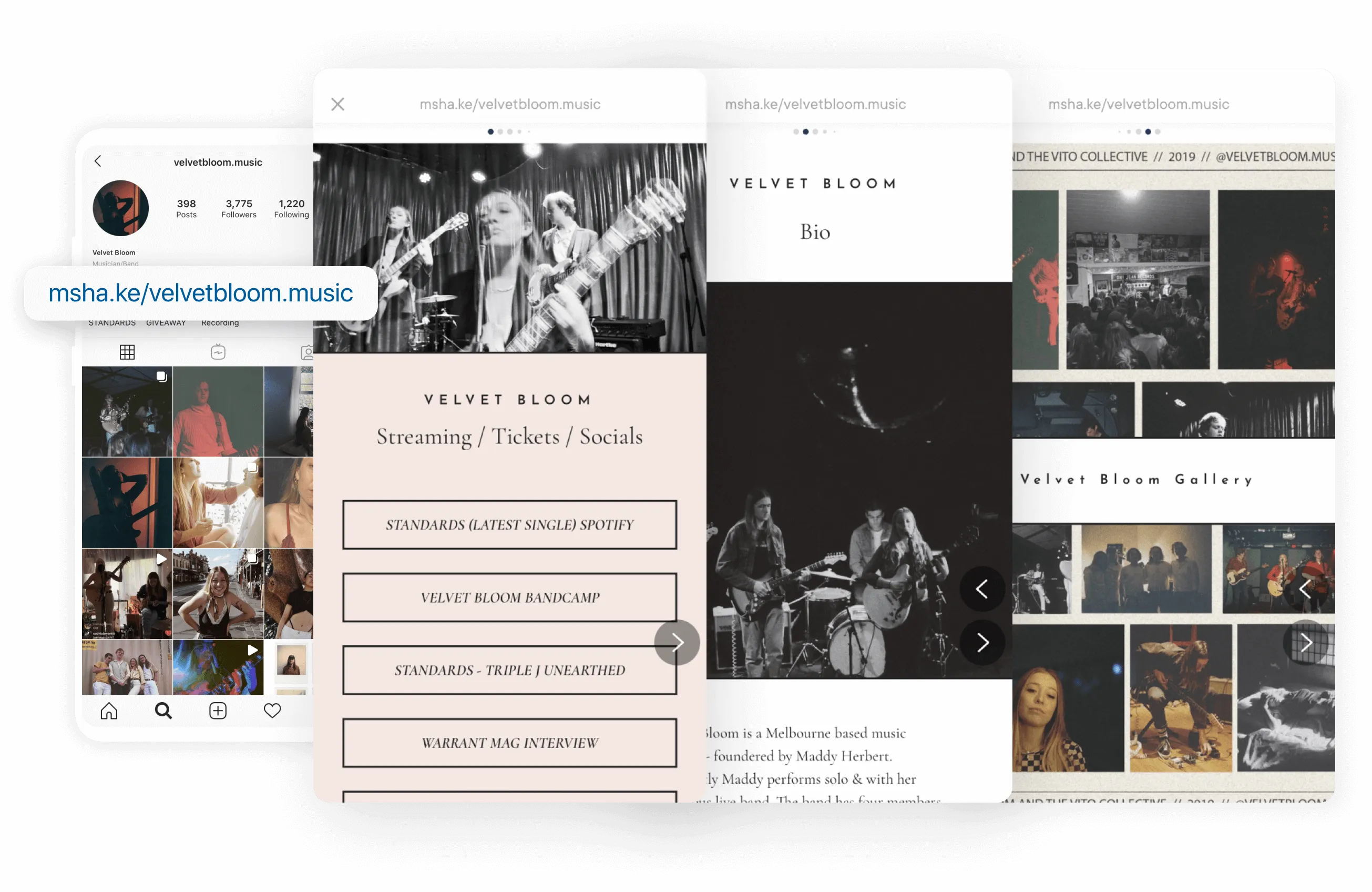 Marketing your music on Instagram with Milkshake