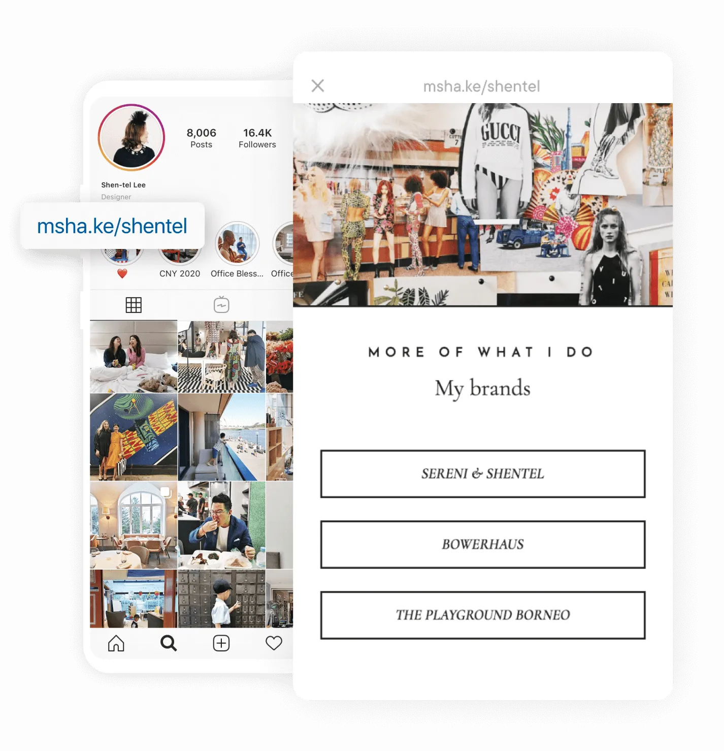 Shentel Milkshake Insta website