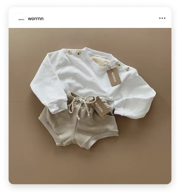 Instagram post by @worrnn vintage-inspired kids' fashion